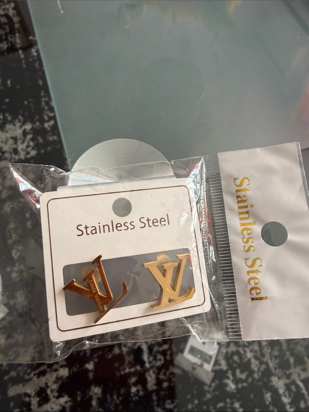 Gold Logo Hair Pins - Women Accessories Hair Accessories